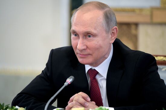 Russian President Vladimir Putin attends 2017 St. Petersburg International Economic Forum