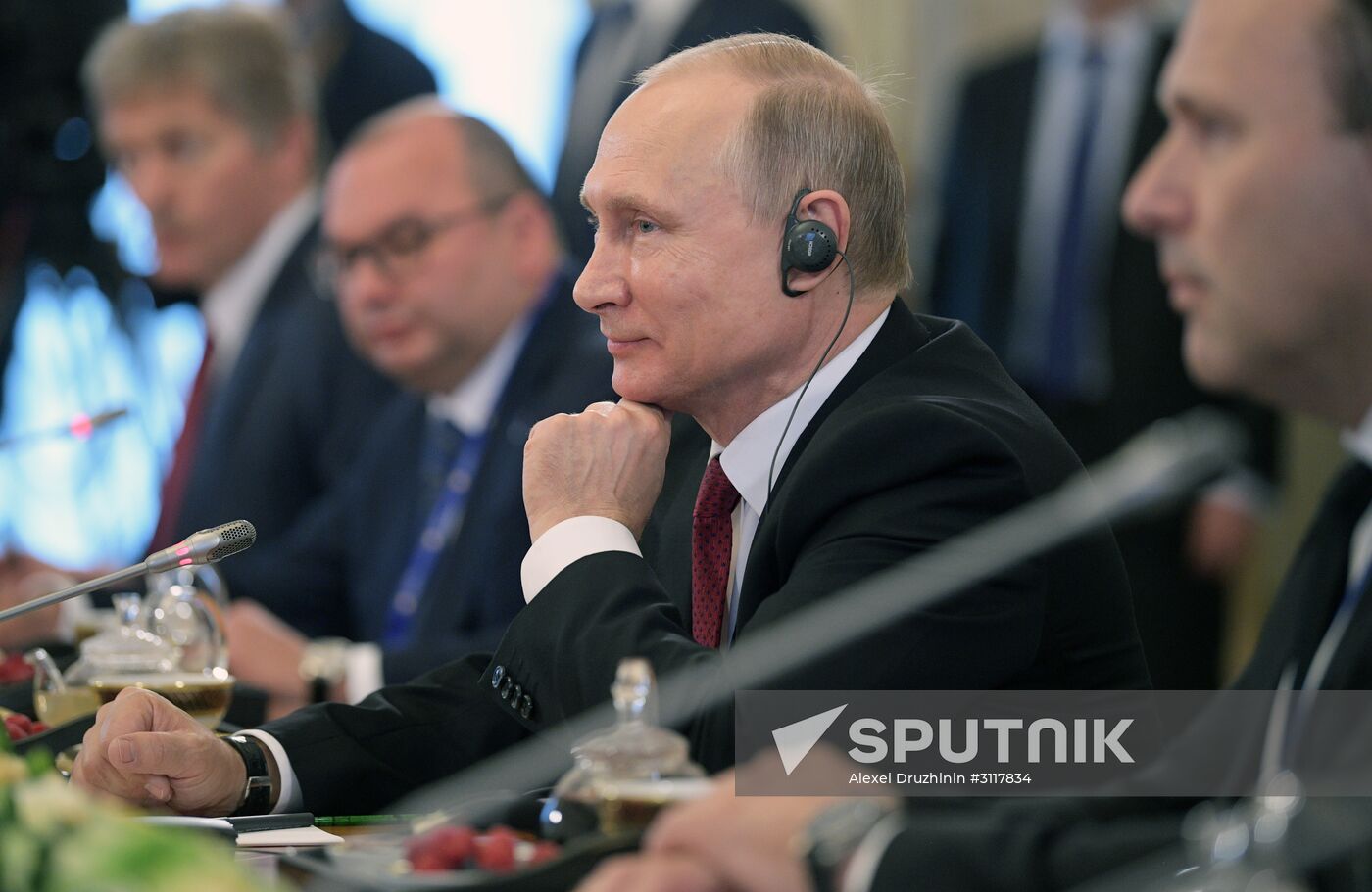 Russian President Vladimir Putin attends 2017 St. Petersburg International Economic Forum