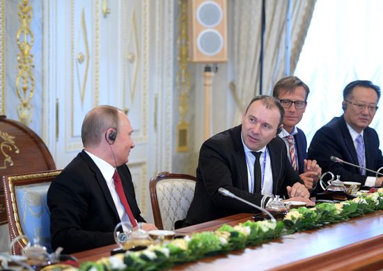 Russian President Vladimir Putin attends 2017 St. Petersburg International Economic Forum