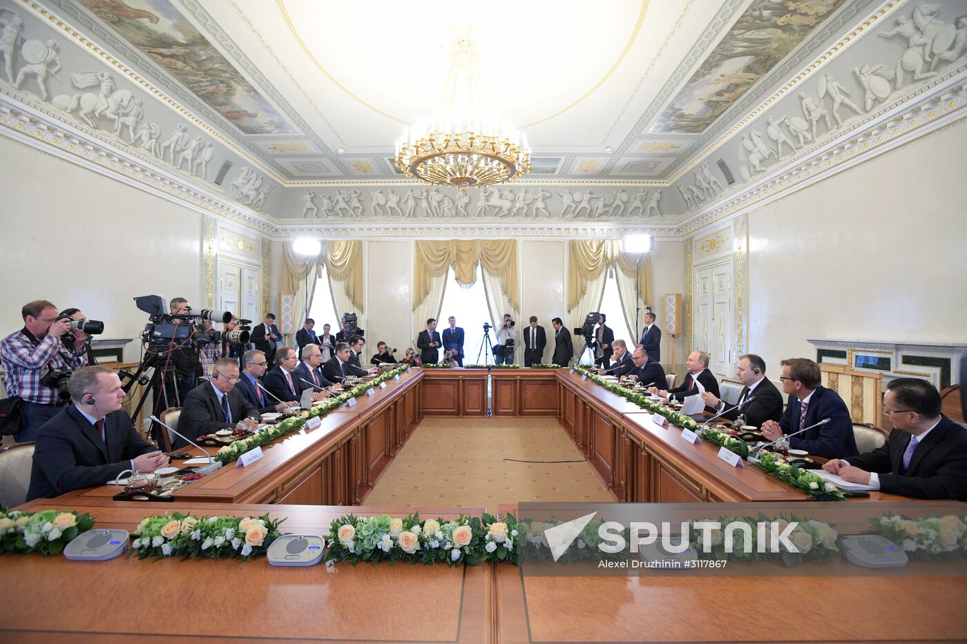 Russian President Vladimir Putin attends 2017 St. Petersburg International Economic Forum
