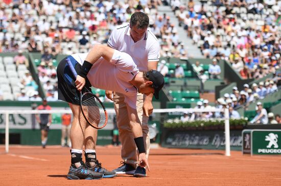 Tennis. Rolland Garros. Day Five