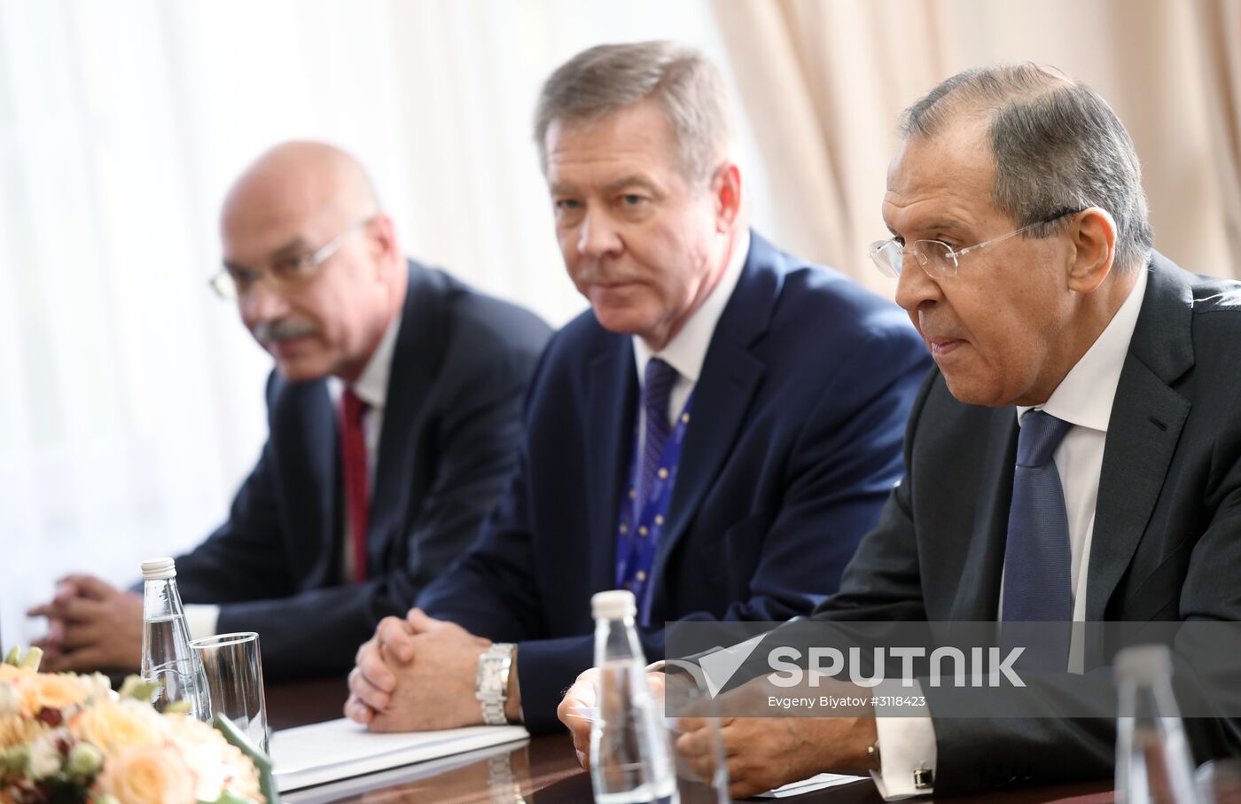Russian Foreign Minsiter Lavrov meets with UN Secretary-General Gutteres