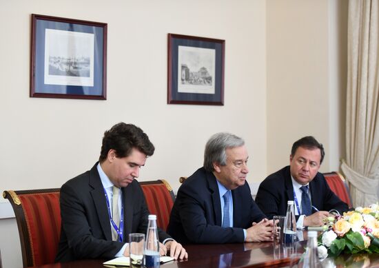 Russian Foreign Minsiter Lavrov meets with UN Secretary-General Gutteres