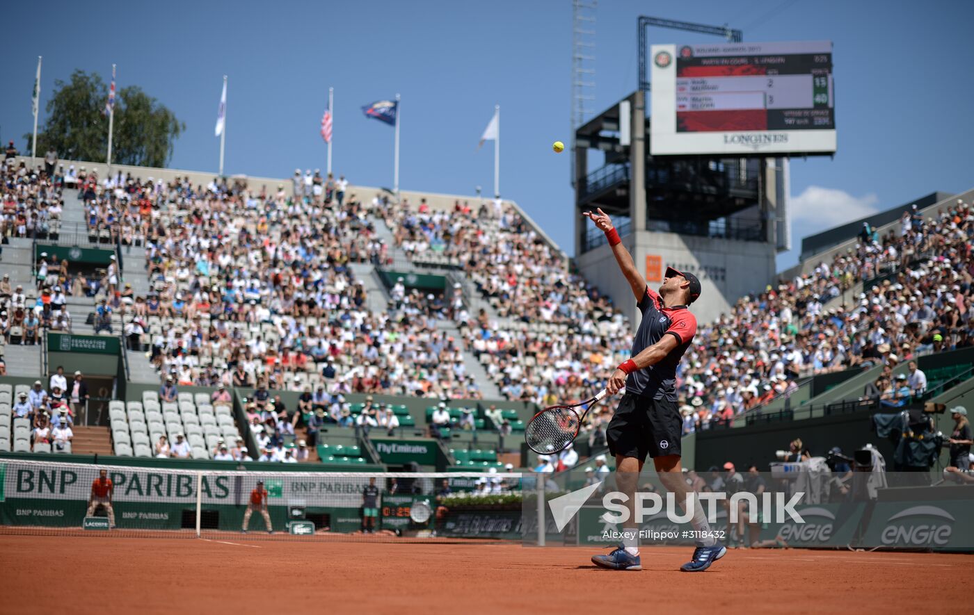 Tennis. Rolland Garros. Day Five