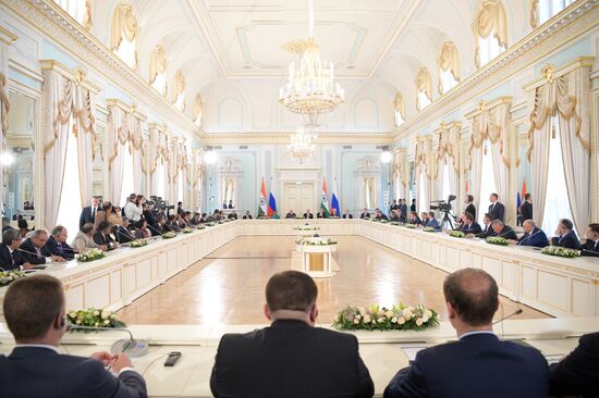 Russian President Vladimir Putin at the 21st St. Petersburg International Economic Forum