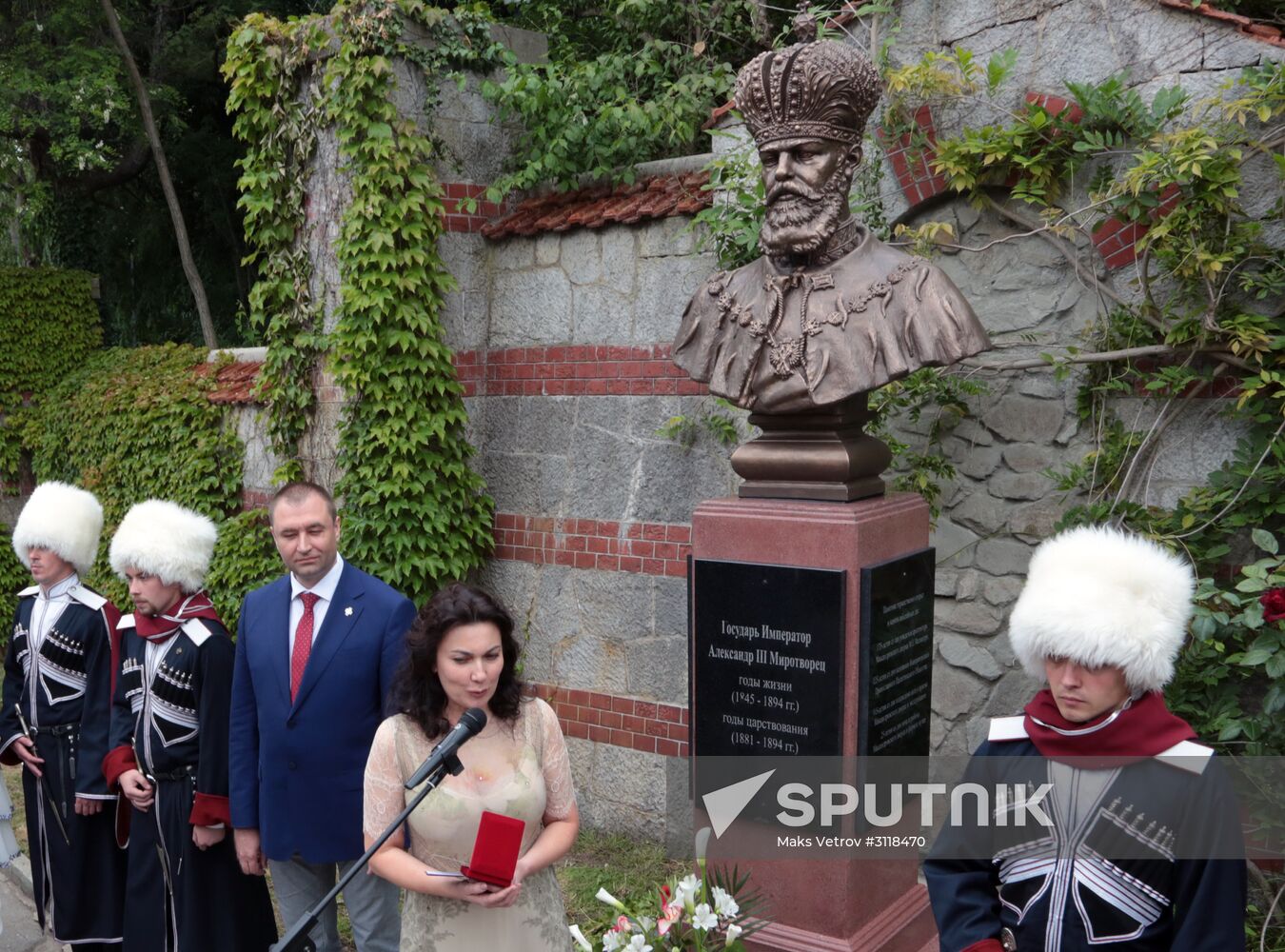 Alexander III monument unveiled in Crimea