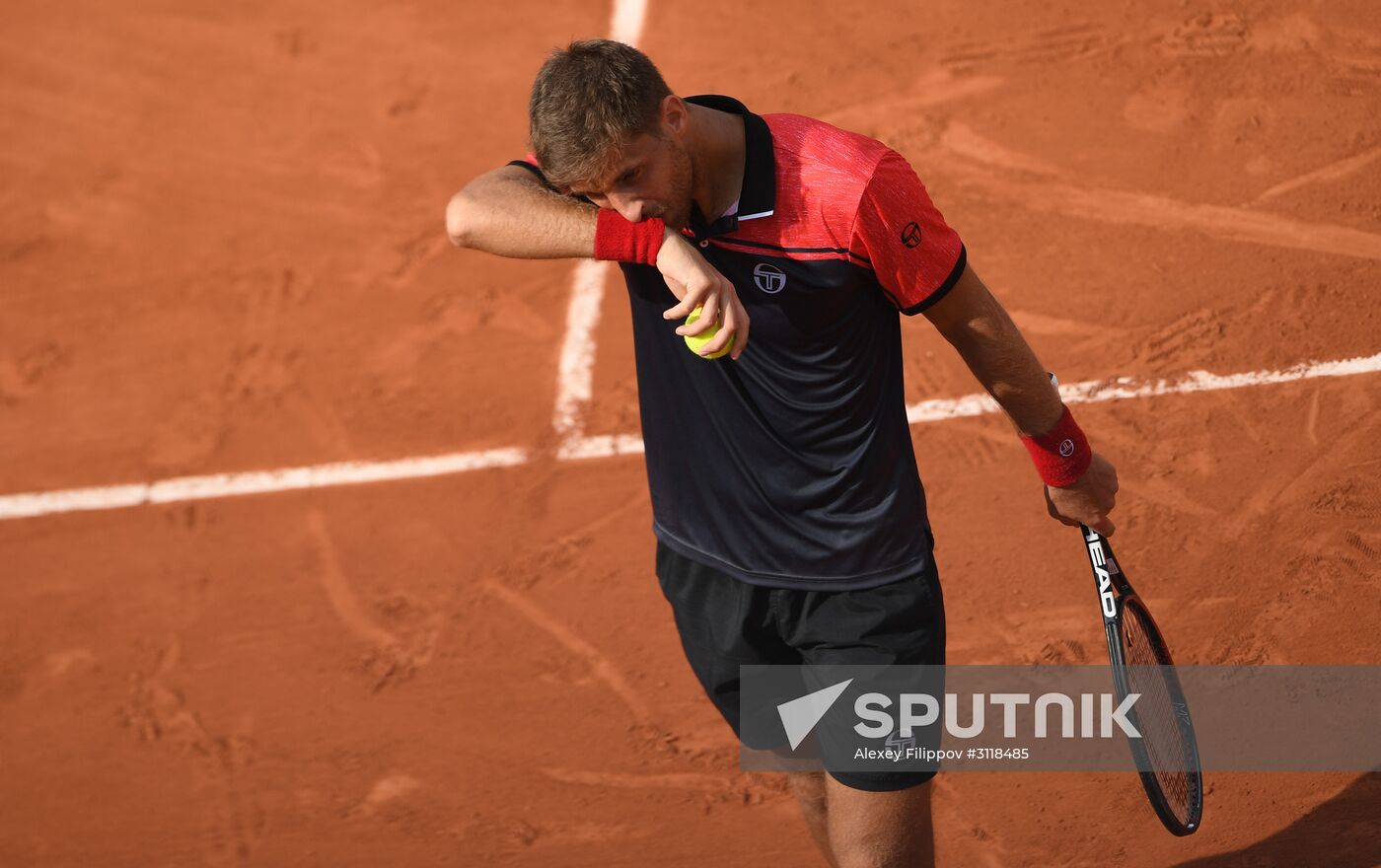 Tennis. Rolland Garros. Day Five