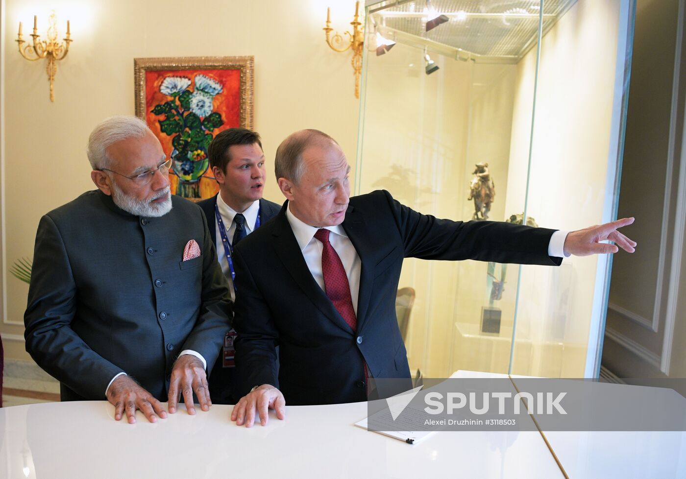 Russian President Vladimir Putin attends 21st St. Petersburg International Economic Forum