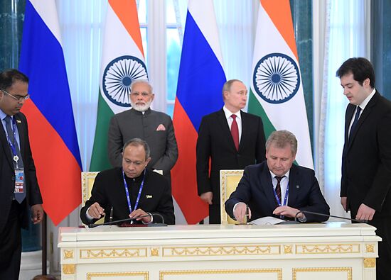Russian President Vladimir Putin attends 21st St. Petersburg International Economic Forum