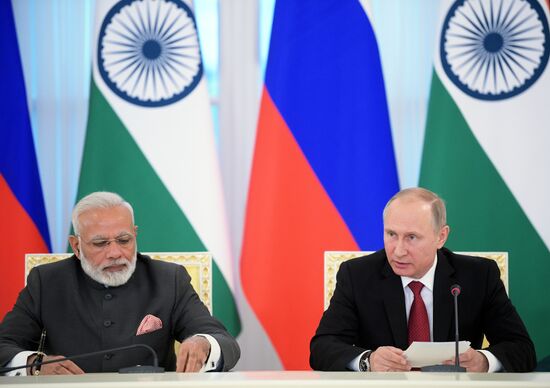 Russian President Vladimir Putin attends 2017 St. Petersburg International Economic Forum