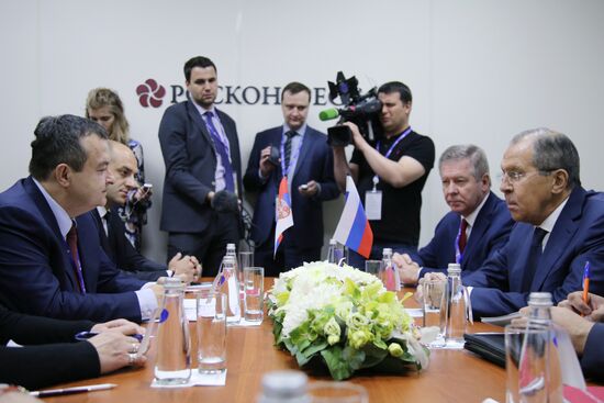Foreign Minister Sergei Lavrov's meetings as part of SPIEF