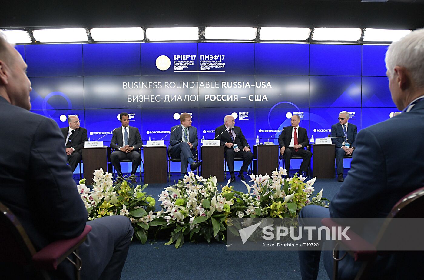 President Vladimir Putin attends 2017 St. Petersburg International Economic Forum. Day two