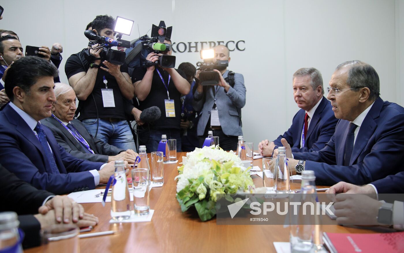 Foreign Minister Sergei Lavrov's meetings as part of SPIEF