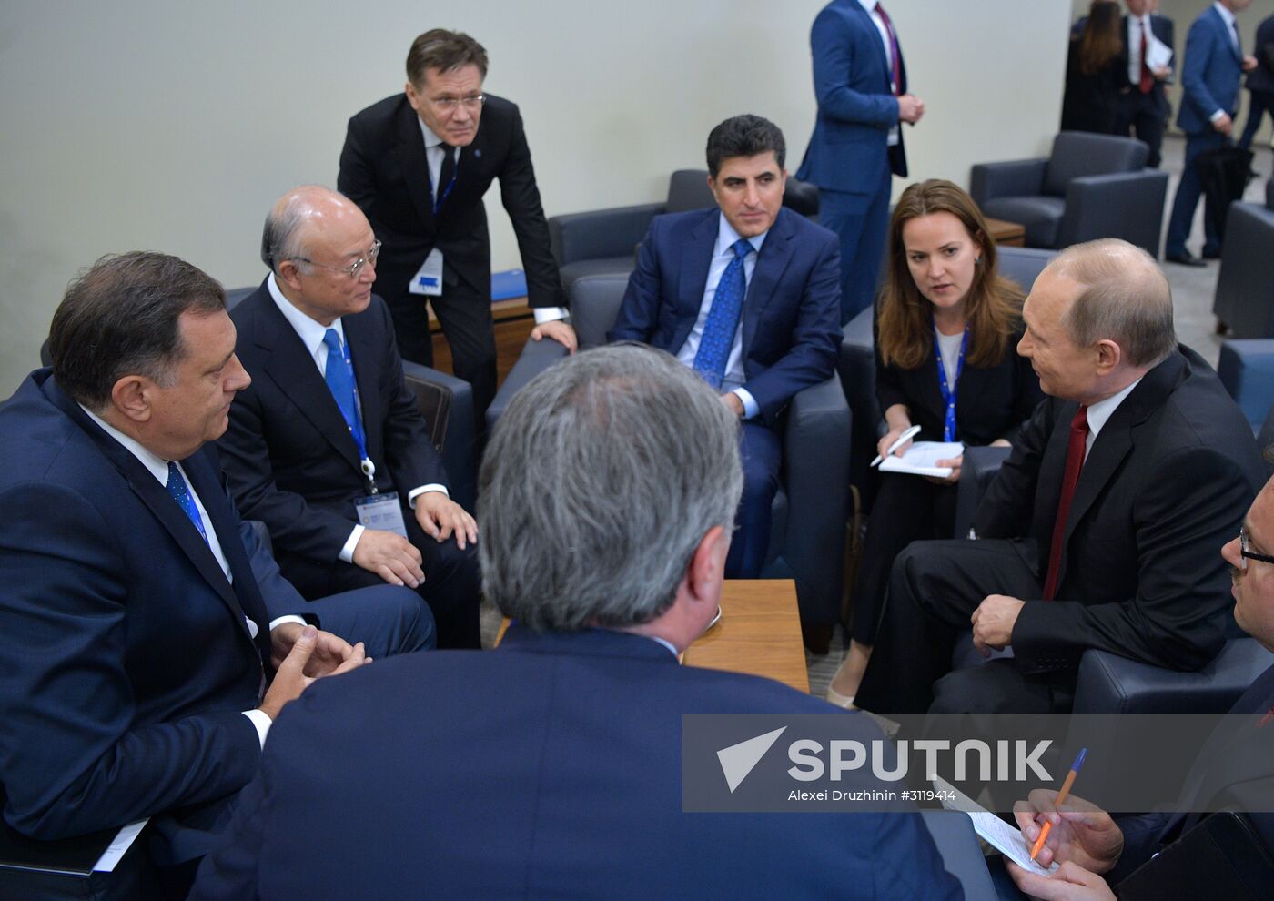 President Vladimir Putin attends 2017 St. Petersburg International Economic Forum. Day two