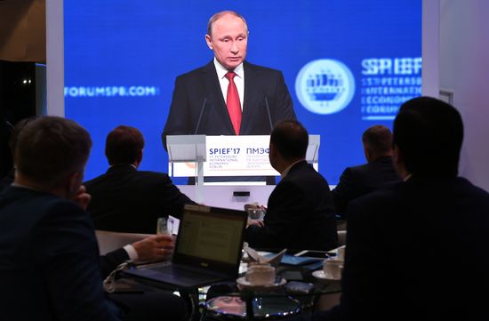St. Petersburg International Economic Forum. Day two