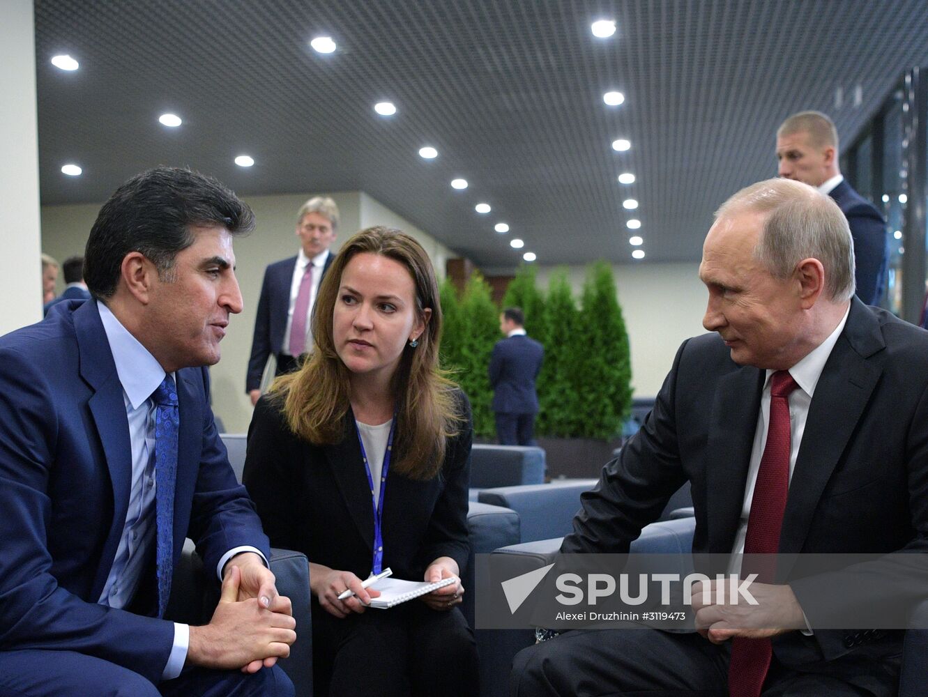 President Vladimir Putin attends 2017 St. Petersburg International Economic Forum. Day Two