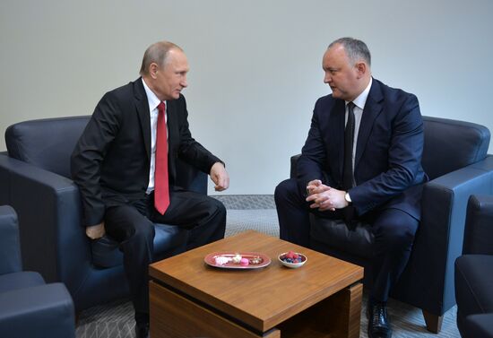 President Vladimir Putin attends 2017 St. Petersburg International Economic Forum. Day Two
