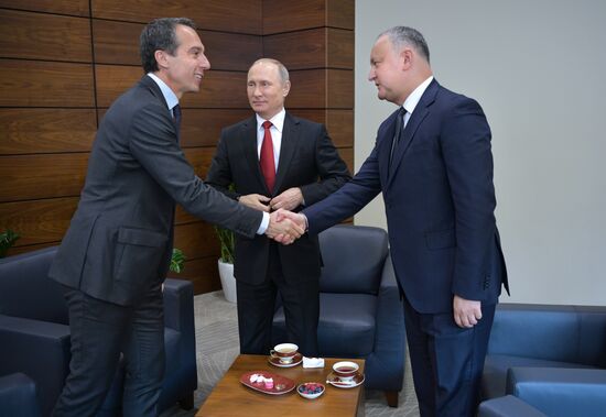 President Vladimir Putin attends 2017 St. Petersburg International Economic Forum. Day Two