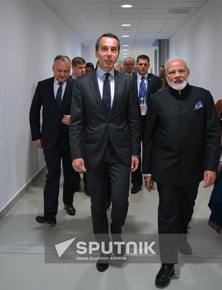 President Vladimir Putin attends 2017 St. Petersburg International Economic Forum. Day Two