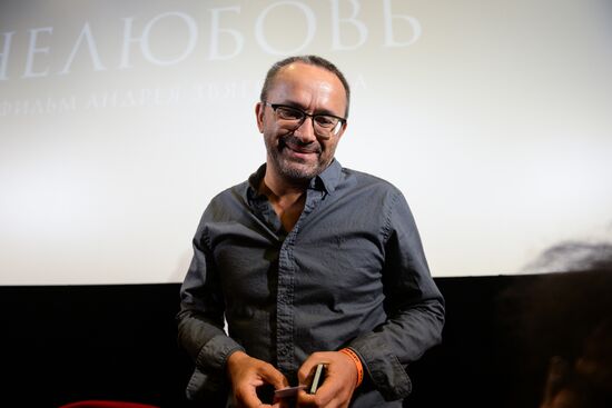 Director Zvyagintsev presents his Loveless film in Novosibirsk