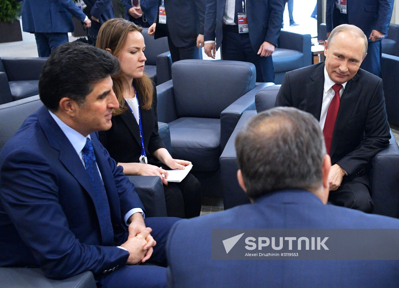 President Vladimir Putin attends 2017 St. Petersburg International Economic Forum. Day Two