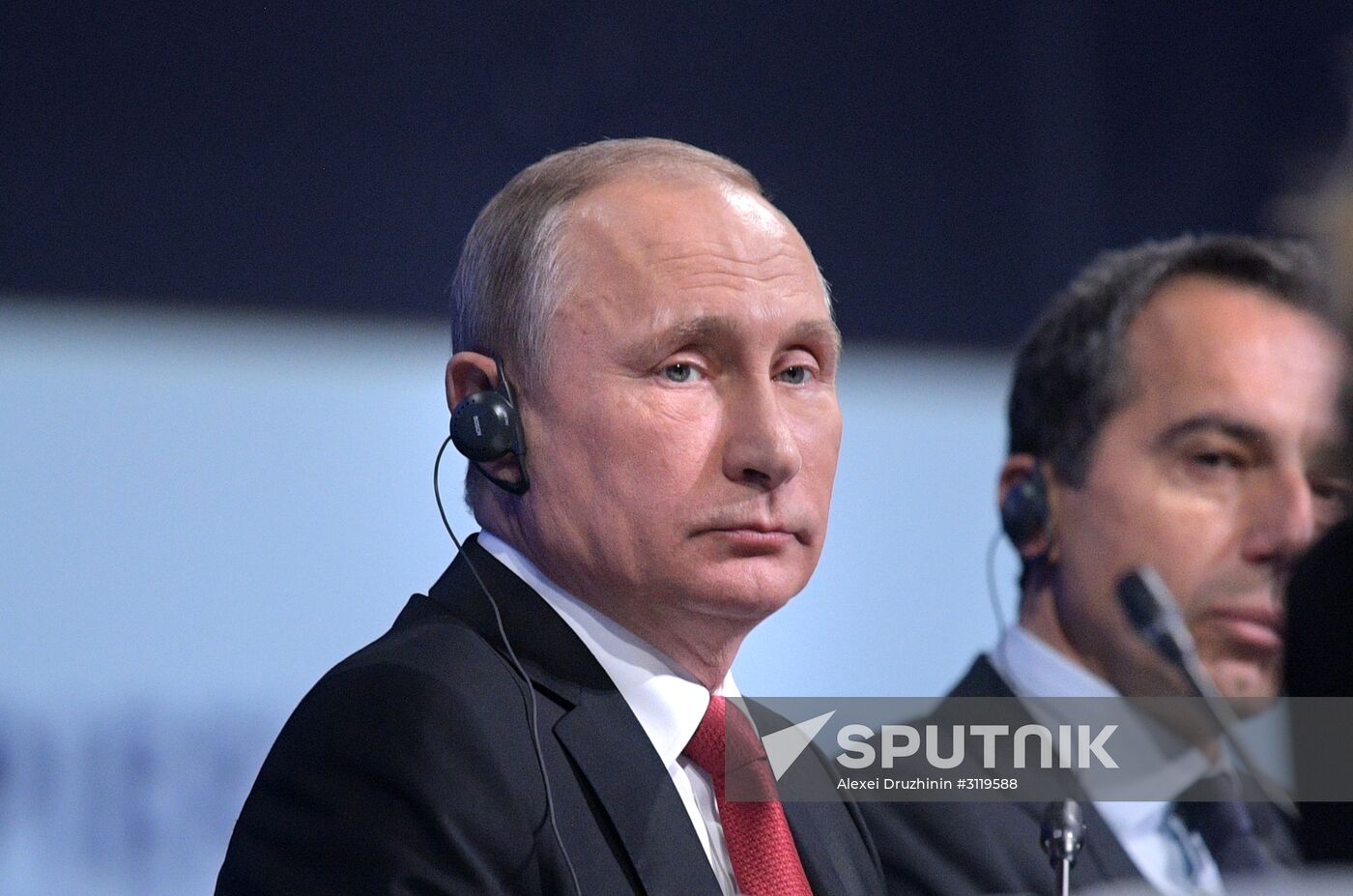 President Vladimir Putin attends 2017 St. Petersburg International Economic Forum. Day two