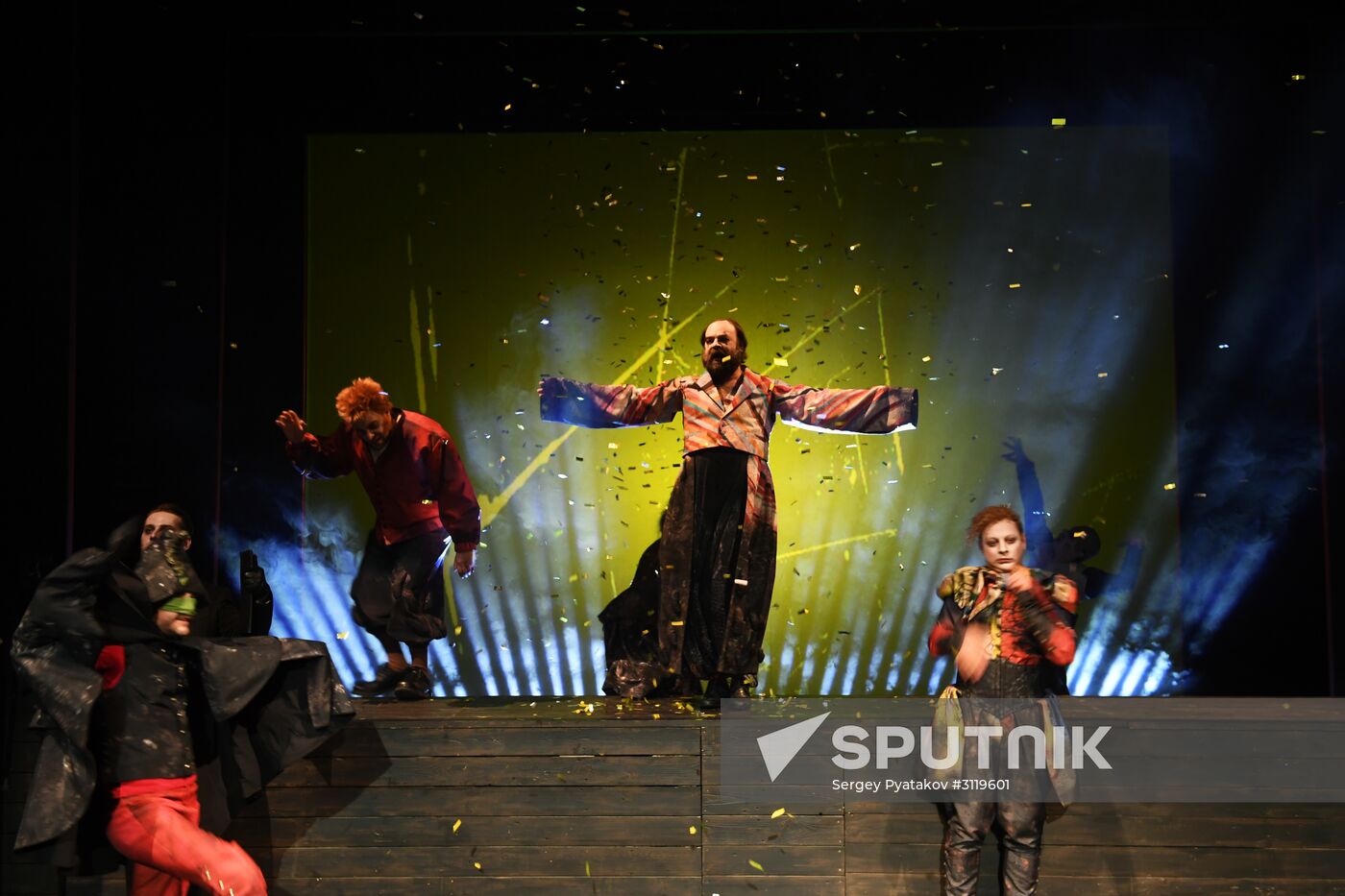 Final rehearsal of "...Souls" at Pyotr Fomenko Workshop theater