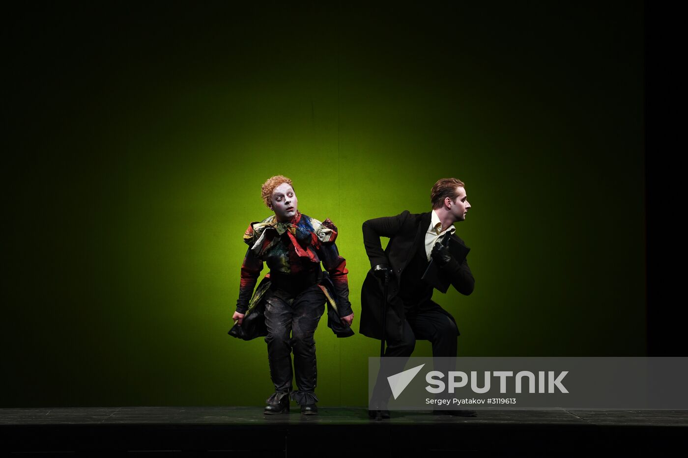 Final rehearsal of "...Souls" at Pyotr Fomenko Workshop theater