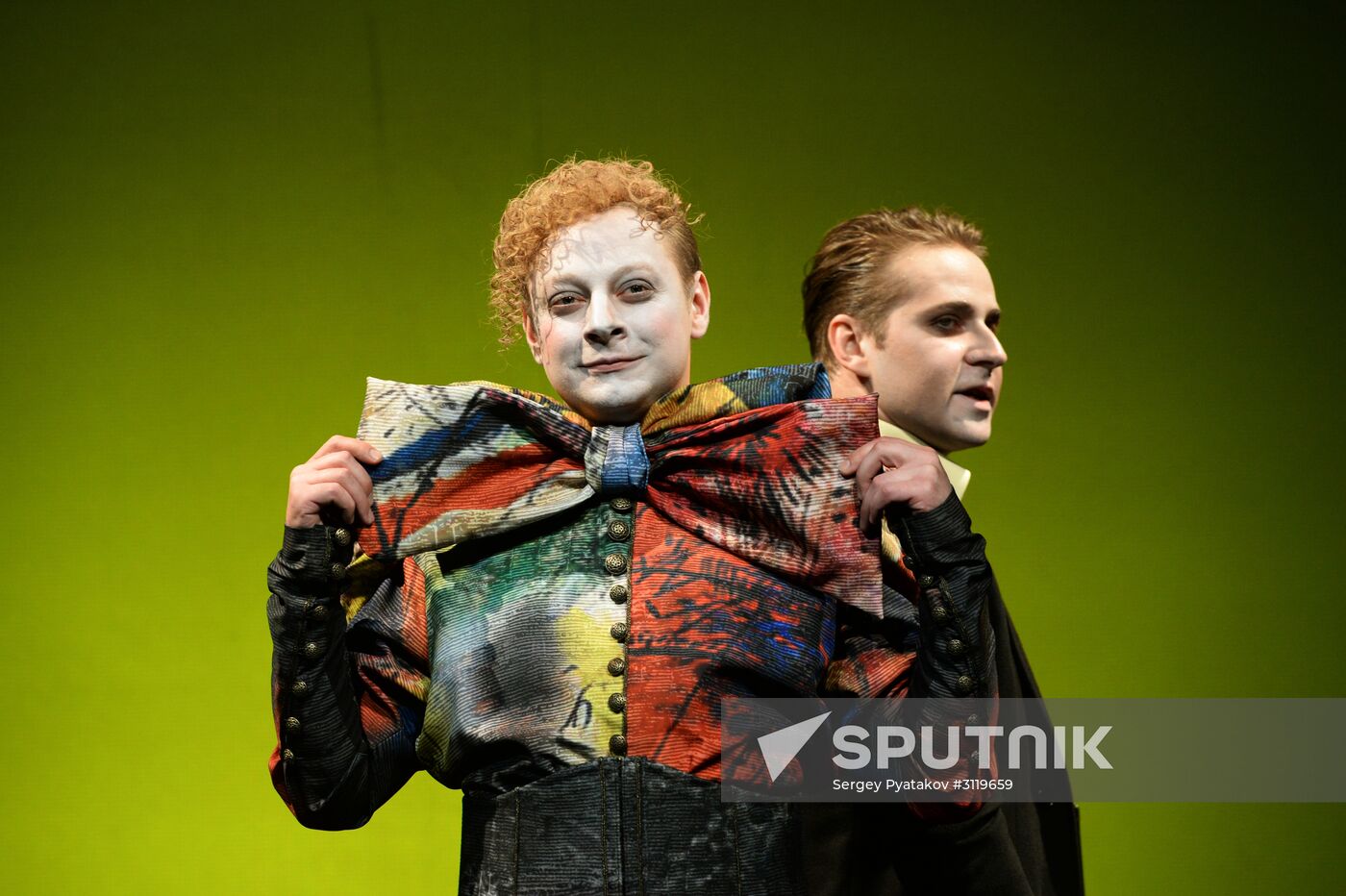 Final rehearsal of "...Souls" at Pyotr Fomenko Workshop theater