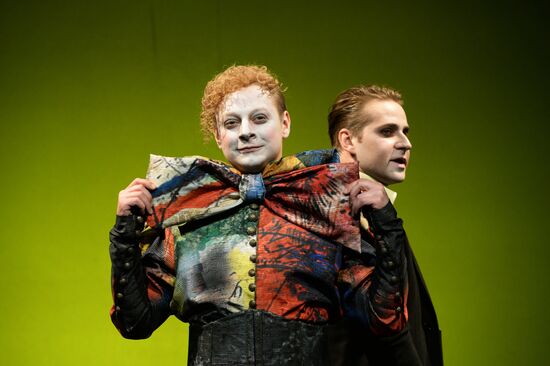 Final rehearsal of "...Souls" at Pyotr Fomenko Workshop theater