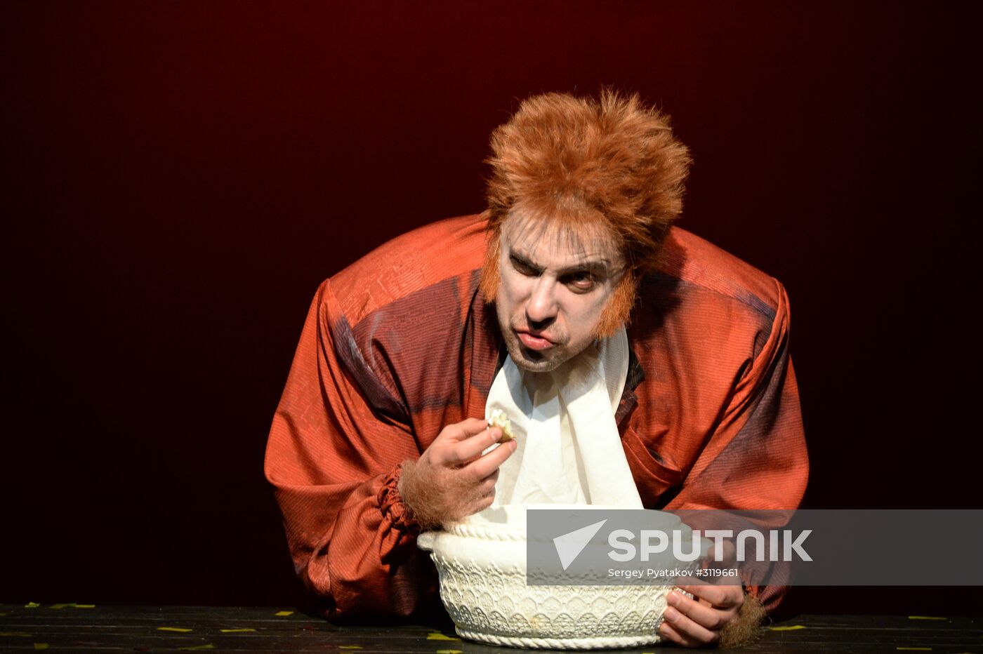 Final rehearsal of "...Souls" at Pyotr Fomenko Workshop theater