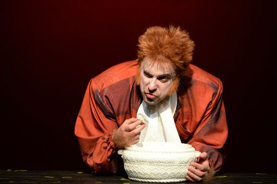 Final rehearsal of "...Souls" at Pyotr Fomenko Workshop theater