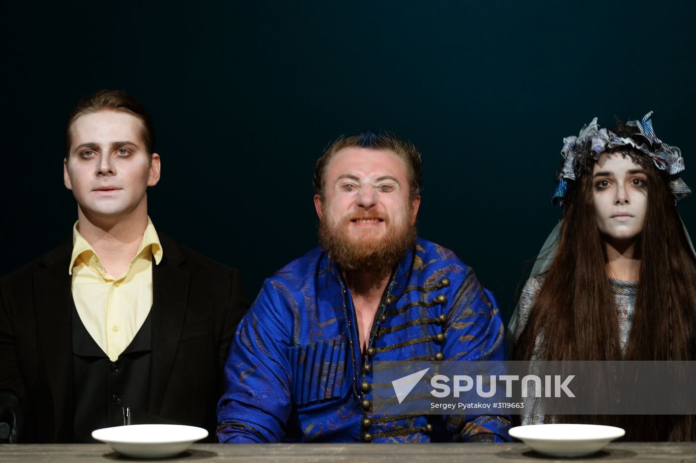 Final rehearsal of "...Souls" at Pyotr Fomenko Workshop theater