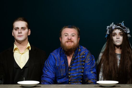 Final rehearsal of "...Souls" at Pyotr Fomenko Workshop theater