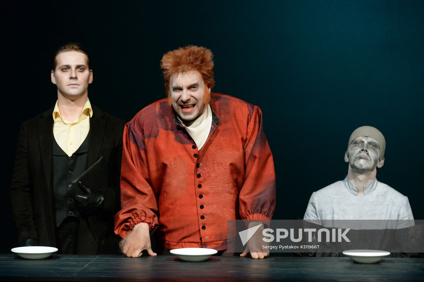 Final rehearsal of "...Souls" at Pyotr Fomenko Workshop theater