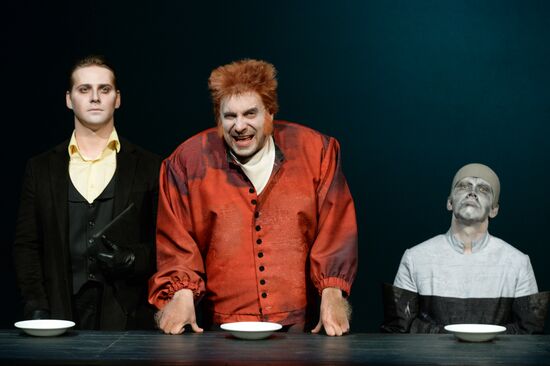 Final rehearsal of "...Souls" at Pyotr Fomenko Workshop theater