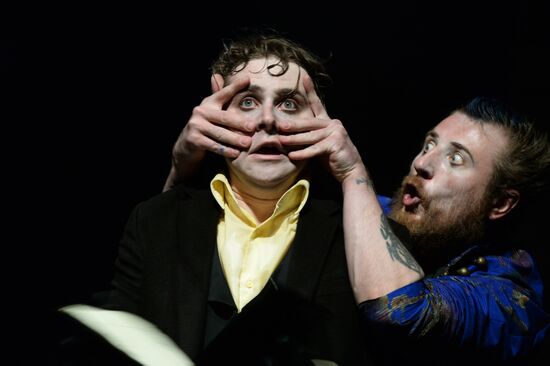 Final rehearsal of "...Souls" at Pyotr Fomenko Workshop theater