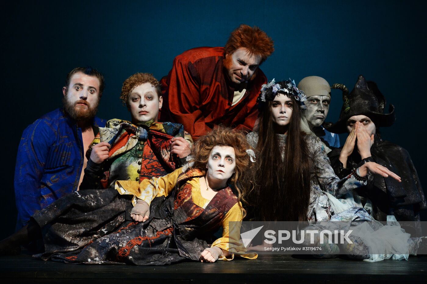 Final rehearsal of "...Souls" at Pyotr Fomenko Workshop theater