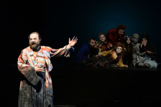 Final rehearsal of "...Souls" at Pyotr Fomenko Workshop theater