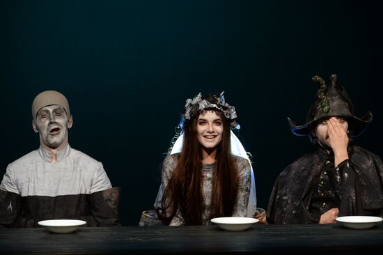 Final rehearsal of "...Souls" at Pyotr Fomenko Workshop theater