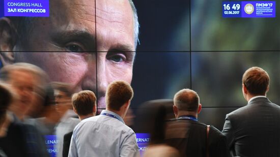 St. Petersburg International Economic Forum. Day two