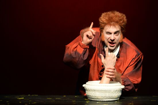 Final rehearsal of "...Souls" at Pyotr Fomenko Workshop theater