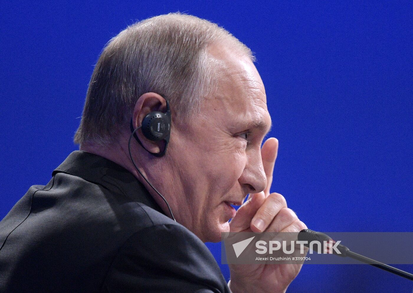 President Vladimir Putin attends 2017 St. Petersburg International Economic Forum. Day two