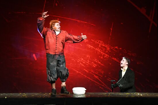 Final rehearsal of "...Souls" at Pyotr Fomenko Workshop theater