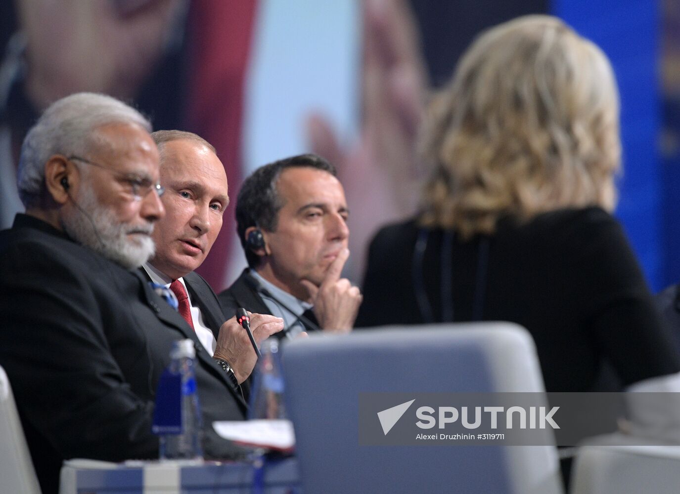 President Vladimir Putin attends 2017 St. Petersburg International Economic Forum. Day Two