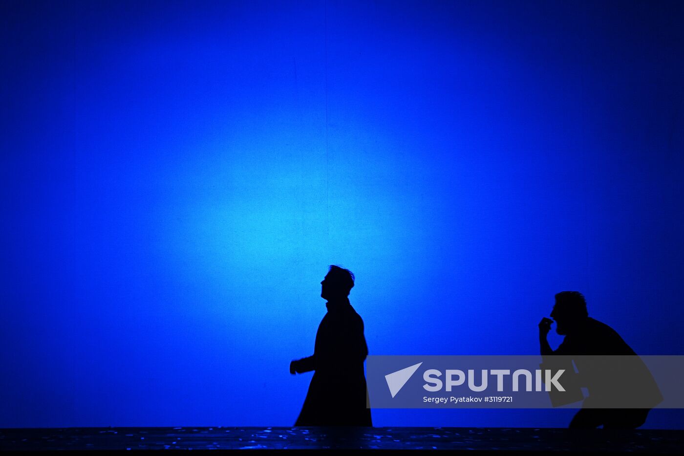 Final rehearsal of "...Souls" at Pyotr Fomenko Workshop theater