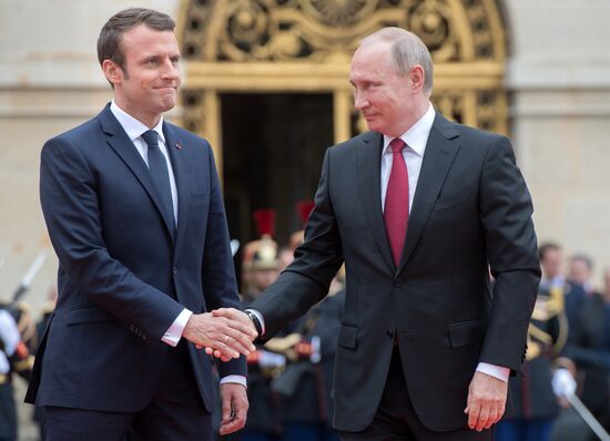 President Vladimir Putin's official visit to Paris