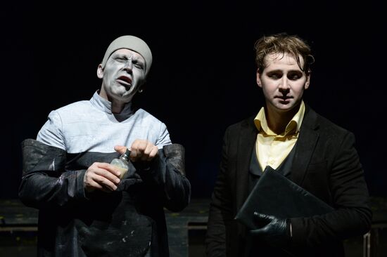 Final rehearsal of "...Souls" at Pyotr Fomenko Workshop theater