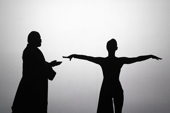 Final rehearsal of "...Souls" at Pyotr Fomenko Workshop theater