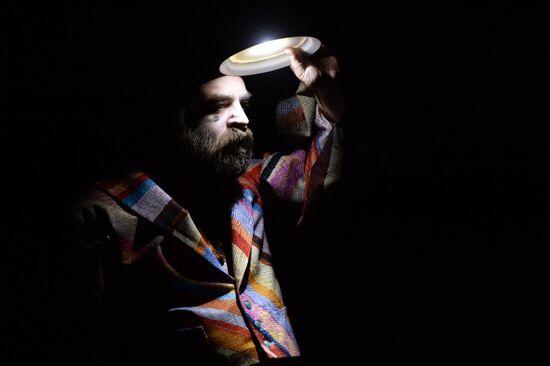 Final rehearsal of "...Souls" at Pyotr Fomenko Workshop theater